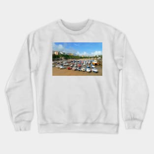 Tenby Harbour, Wales Crewneck Sweatshirt